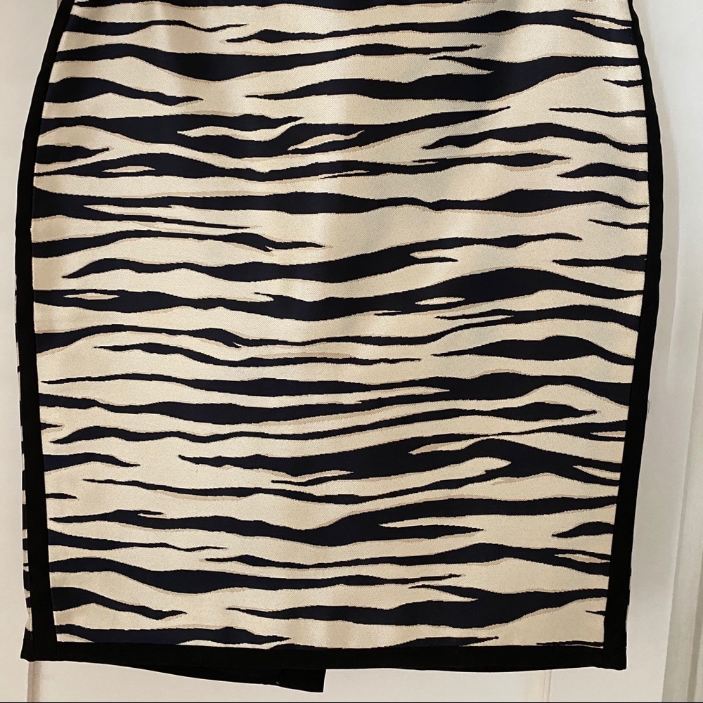 Ann Taylor Zebra Pencil Skirt